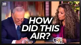 Watch Chuck Schumer&rsquo;s Reaction as &lsquo;The View&rsquo;s Sunny Hostin Calls Him a Coward
