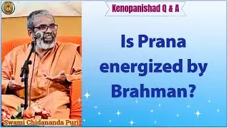 Is Prana energized by Brahman?