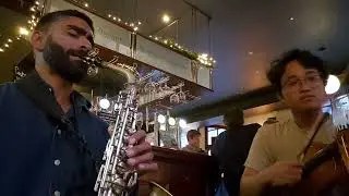 One day my prince will come - Gypsy Jazz Violin and Saxophone - London 2025