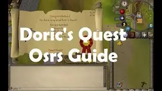 Doric's Quest Osrs Guide