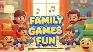 Family Games & Indoor Fun 🎲🏠 | Play Together Kids Cartoon