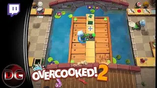 Overcooked 2 - Let's Play! - Only 1 of us can be the captain of this ship! - Twitch VoD!