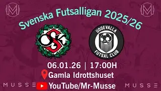 Highlights | ÖSK Futsal  &  Uddevalla Futsal | Svenska Futsalligan 2025/26 | 06.01.2026 | 2-3 