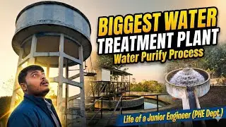 How Water Treatment Plant Works 😱J.E Life in PHE Dept. Assam