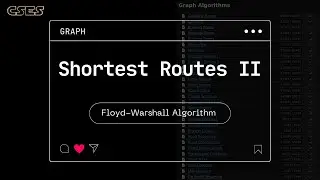 Shortest Routes II (CSES) | Floyd-Warshall Algorithm Explained