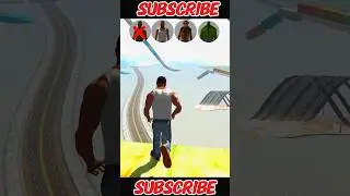 Character Jump Challenge in indian bikes driving 3d || #shorts #challenge #gta