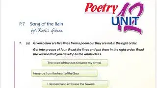 Song of the rain - Poem - Class 9 - | Hindi explained |
