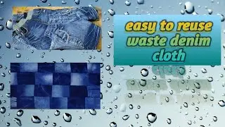 best reuse of old jeans || best out of waste || Dolly's Creation Vlog