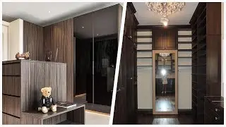 75 Premium Closet With Brown Cabinets Design Ideas You'll Love ⭐️