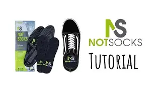 NotSocks Sockless Insole Socks Tutorial