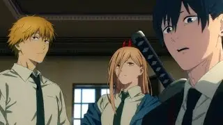 New season chainsaw man season 2 coming soon poster out trailer out I am super duper excited to s2☺️