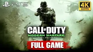 CALL OF DUTY 4 MODERN WARFARE REMASTERED Gameplay Walkthrough [PS5 4K 60FPS] | FULL GAME