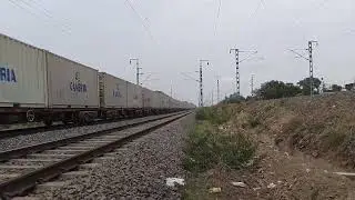 || Aggressive Freight | CNB WAG9 with BLC Freight furiously heading towards Surat ||