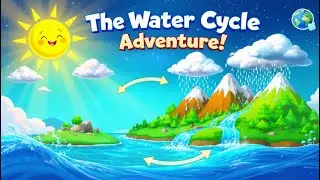The Water Cycle | The Amazing Water Cycle Adventure | How does rain form and what is the water cycle