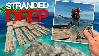 MONTEI UM MOTOR PARA O MAIOR BARCO J&Aacute; VISTO NO STRANDED DEEP - ep 4
