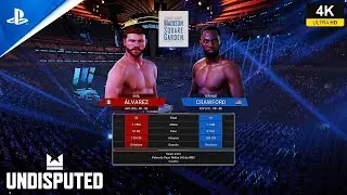UNDISPUTED - Canelo Alvarez vs Terence Crawford - gameplay ps5 4K
