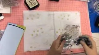5 Min Tutorial: Stamping on Tissue Paper