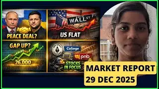 Russia&ndash;Ukraine Peace Deal | Pre Market Report 29 Dec 2025 | #nifty #banknifty