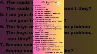 Add a Question Tag 📝📙 #shorts #youtube #yt  #trending #youtuber #@MyBestBuddy0216 #ytshorts #english