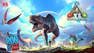 ARK: SURVIVAL EVOLVED #5 | FIGHT WITH DESERT BOSS TITAN & TAMING TEK T-RAX