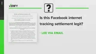 Yes, the Facebook internet tracking settlement is real