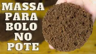 MASSA ECONÔMICA PARA BOLO NO POTE - MASSA PARA FORMA 30x22x10