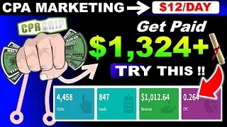 *COPY THIS* $12/DAY CPA OFFER From Cpagrip || CPA MARKETING OF CPAGRIP | FREE!!