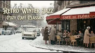 Paris Winter Jazz at Caf&eacute; de Flore ☕ Romantic 1950s-60s Vintage Vibes