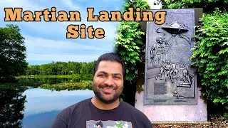 Martian Landing Site Marker New Jersey | War of the Worlds Monument Grovers Mill NJ | New Jersey