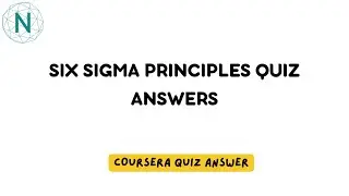 Six Sigma Principles Quiz Answers | Networking Funda