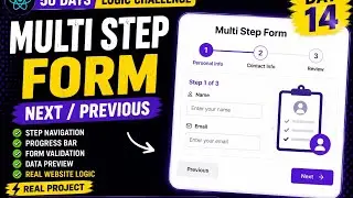 Every Website Uses This Multi-Step Form Logic | ReactJS Day 14
