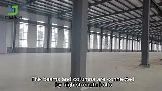 Steel Structure Warehouse Design Processing and Installation by Lanjing #steelstructurewarehouse