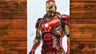 Drawing Iron man || AVANGERS