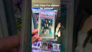 1991 Fleer Pro Visions Bo Jackson #bojackson #boknows #nfl #football #footballcards #psacards