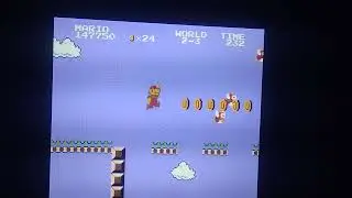 1986 NES Nintendo super Mario bros world 2-3 Saturday January 3rd 2026