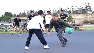 【バスケ】トリックプレーでコートにいるボーラー達を沸かせる！新鮮な出会いを求めてwhiteaがストリートコート巡り！