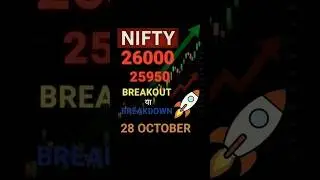 NIFTY Breakout या Breakdown?|Nifty prediction for tomorrow | Market prediction for Tomorrow |#trump