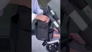 MOM HACK: Stroller hooks🤌 #momhacks #diaperbag #babyproducts #babyshowerhaul