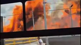 Explos&atilde;o de Pipa de G&aacute;s na Calzada Ignacio Zaragoza  Trag&eacute;dia em Iztapalapa