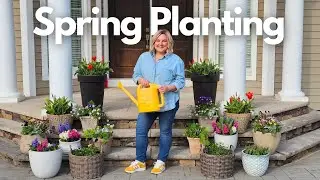 Front Porch Pots! Easy Spring Container Ideas + Stunning Itoh Peony