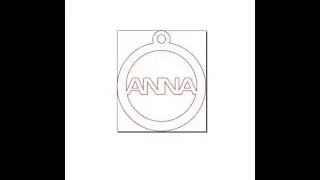 ABC Inkscape - How to drawing A Name Ornament for Laser Cut