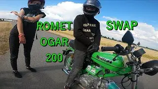 PRZYJECHALI DO MNIE WIDZOWIE ROMET OGAR 200 SWAP WYMIATA WSZYSTKO !!!