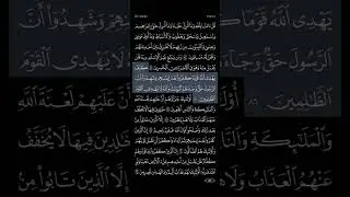 The Holy Quran: Page-61, Surah Aal-e-Imran (03:84-91)