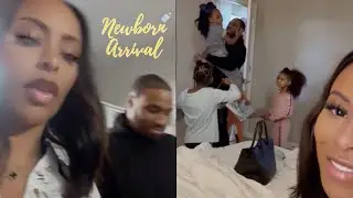 Brandon Medford & Alexis Skyy's Daughter Alaiya Loses It When He Shows Up To Her 7th B-Day Party! 😱