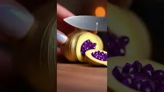 Magical ASMR 🍇🍓🍰 Satisfying Glass Fruits & Dessert Slicing✨ #asmr #asmreating #asmrsounds