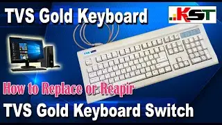 How to Replace or Repair TVS Gold Keyboard Switch