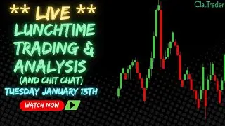 1/13/26 - LIVE Trading and Market Analysis! (come hang out!)