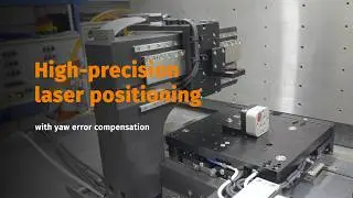 High-Precision Air-Bearing Mechatronics | Yaw-Error-Compensated Positioning Stage