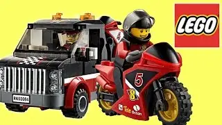 LEGO CITY Racing Bike Transporter Building Set