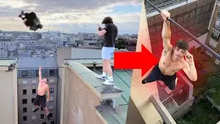 Comment on a fait ce saut improbable ! Parkour sur les toits de Paris avec les copains :)